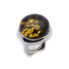 ambre bague argent
