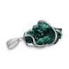pendentif malachite brut
