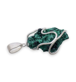 malachite pendentif