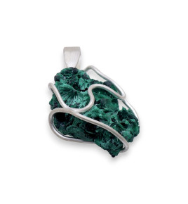 pendentif malachite brute non sertie