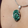 pendentif malachite de créateur