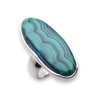 bague malachite argent femme