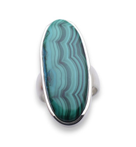 malachite bague