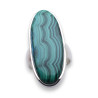 malachite bague