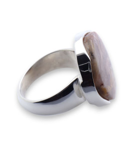 bague argent agate crazy lace femme