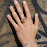 bague agate dentelle folle