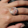 bague agate argent
