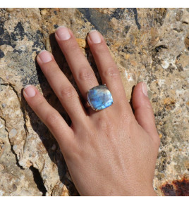 bague labradorite argent 925