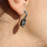 boucle d'oreille argent createur