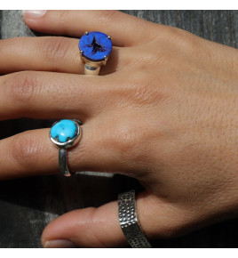 bague azurite