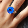 bague pierre bleue