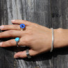 bague turquoise femme