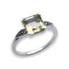 bague quartz lemon femme