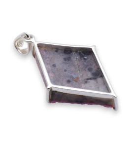 cobaltocalcite pendentif argent