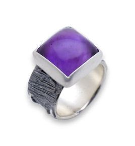 bague améthyste véritable