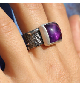 bague améthyste