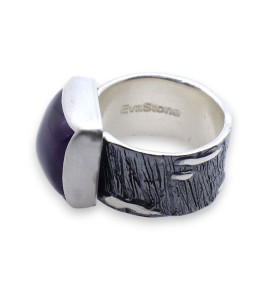 améthyste bague argent