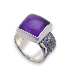 améthyste bague