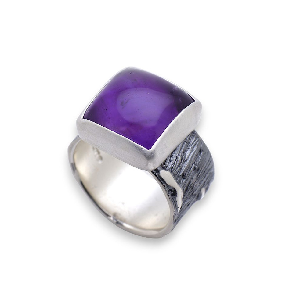 améthyste bague