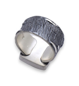 bague argent et améthyste