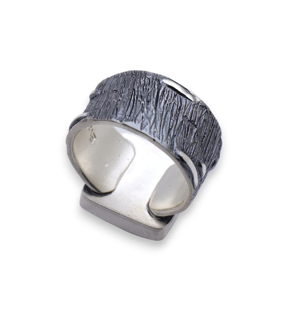 bague argent et améthyste