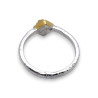 bague argent avec diamant