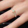 bague argent diamant femme