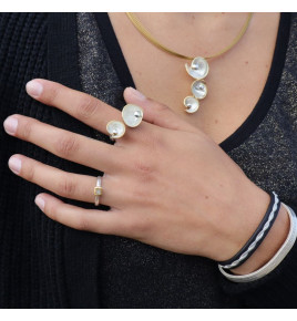 bague argent 925 avec diamant