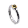 bague argent avec diamant