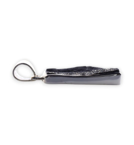 pendentif pyrite ardoise argent
