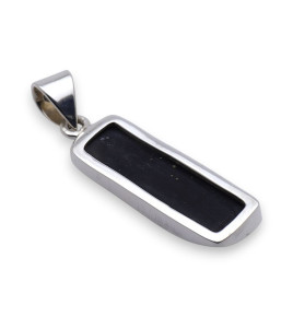 pendentif pyrite ardoise femme