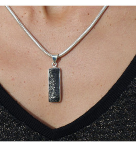 pendentif pyrite ardoise