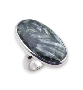 bague pierre verte