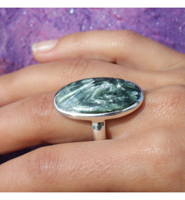 bague séraphinite argent