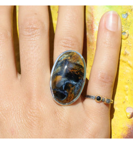 sterling pietersite ring