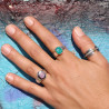 dioptase bague
