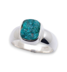bague dioptase argent 925