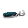 dioptase pendentif argent