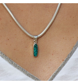 pendentif dioptase femme