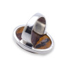 bague argent jaspe mokaite