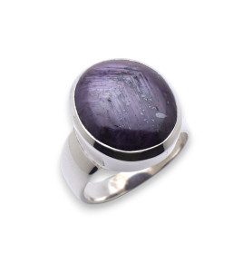 rubis bague argent