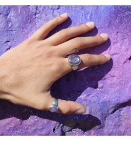 bague avec rubis étoilé
