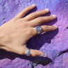 bague avec rubis étoilé