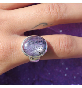 bague argent 925 rubis