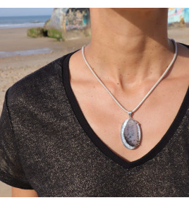 agate dendritique bijoux