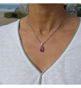 pendentif cobalto-calcite