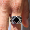 onyx bague femme