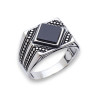 bague homme onyx argent