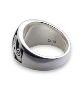 bague triskel homme