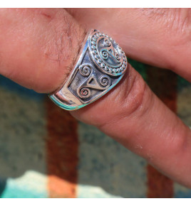 bague triskel femme